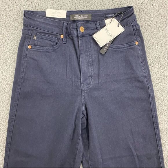 Judy Blue Women's Wide Leg Tummy Control Crops Jeans  NWT  |  Size:  5/27 - Picture 4 of 16